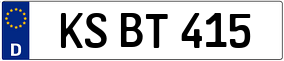 Truck License Plate